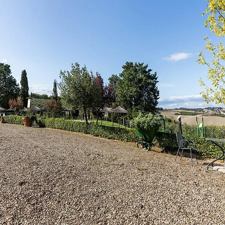 360 Degree View Over The Tuscan Hills Buonconvento