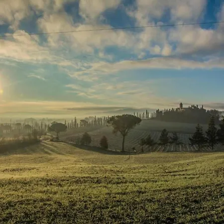 360 Degree View Over The Tuscan Hills Buonconvento